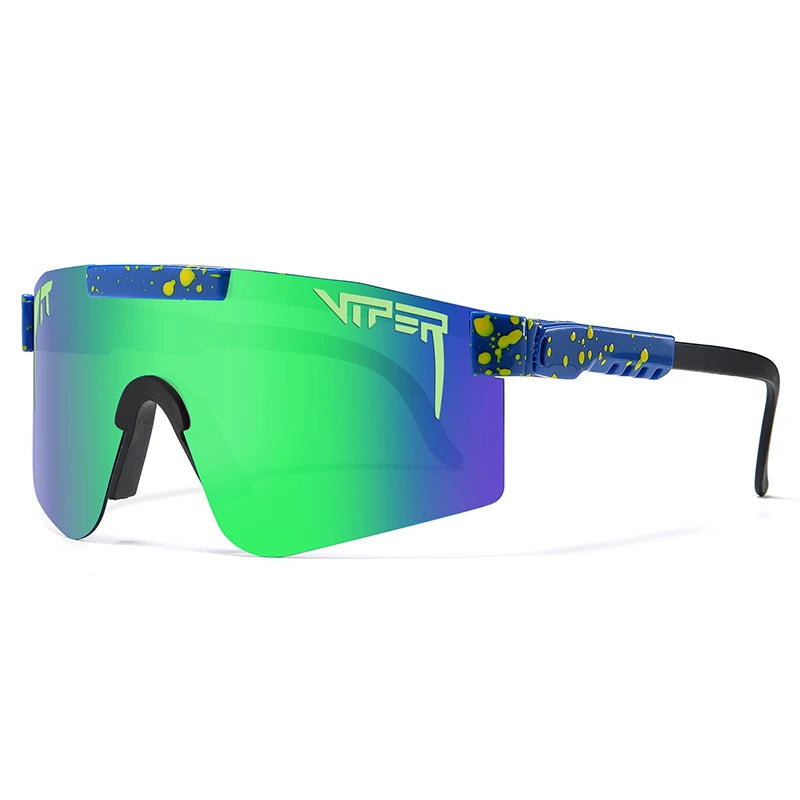 "Unisex Sportsonnenbrille mit UV400 Schutz, robuster Rahmen, ideal zum Radfahren und Outdoor-Aktivitäten, modisches Design"