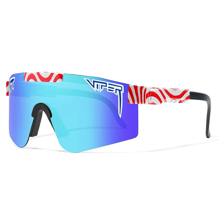 "Unisex Sportsonnenbrille mit UV400 Schutz, robuster Rahmen, ideal zum Radfahren und Outdoor-Aktivitäten, modisches Design"