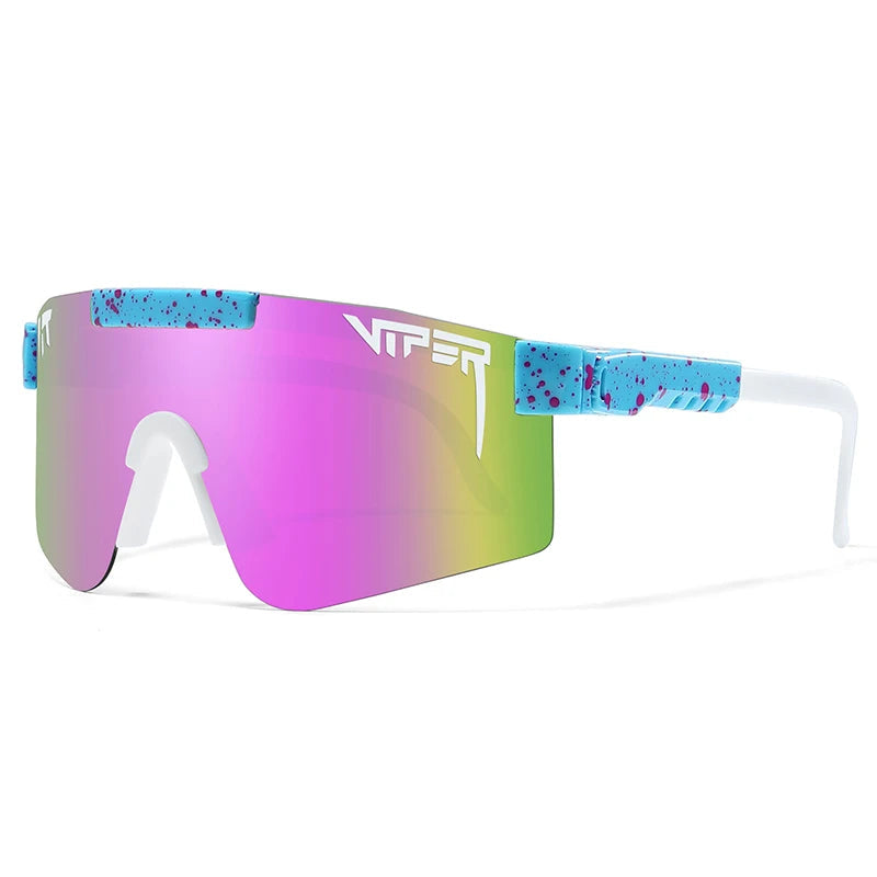 "Unisex Sportsonnenbrille mit UV400 Schutz, robuster Rahmen, ideal zum Radfahren und Outdoor-Aktivitäten, modisches Design"