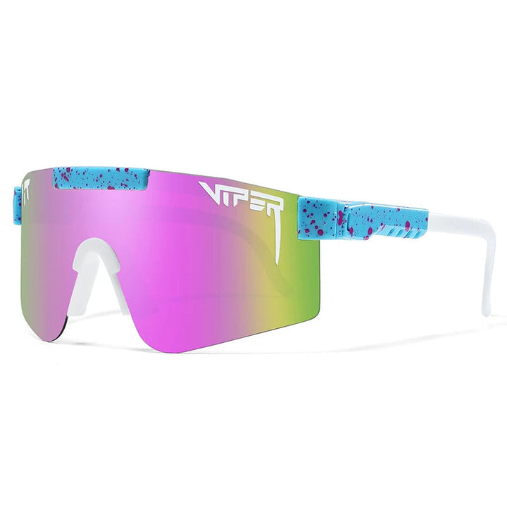 "Unisex Sportsonnenbrille mit UV400 Schutz, robuster Rahmen, ideal zum Radfahren und Outdoor-Aktivitäten, modisches Design"