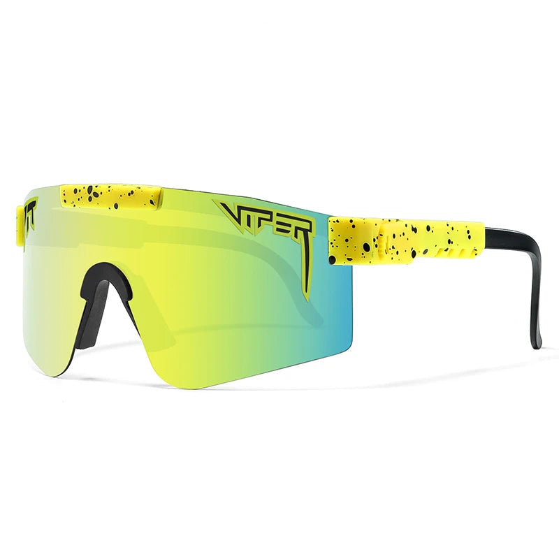 "Unisex Sportsonnenbrille mit UV400 Schutz, robuster Rahmen, ideal zum Radfahren und Outdoor-Aktivitäten, modisches Design"