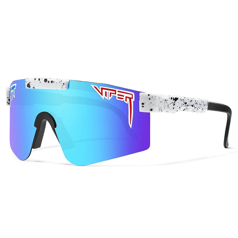 "Unisex Sportsonnenbrille mit UV400 Schutz, robuster Rahmen, ideal zum Radfahren und Outdoor-Aktivitäten, modisches Design"