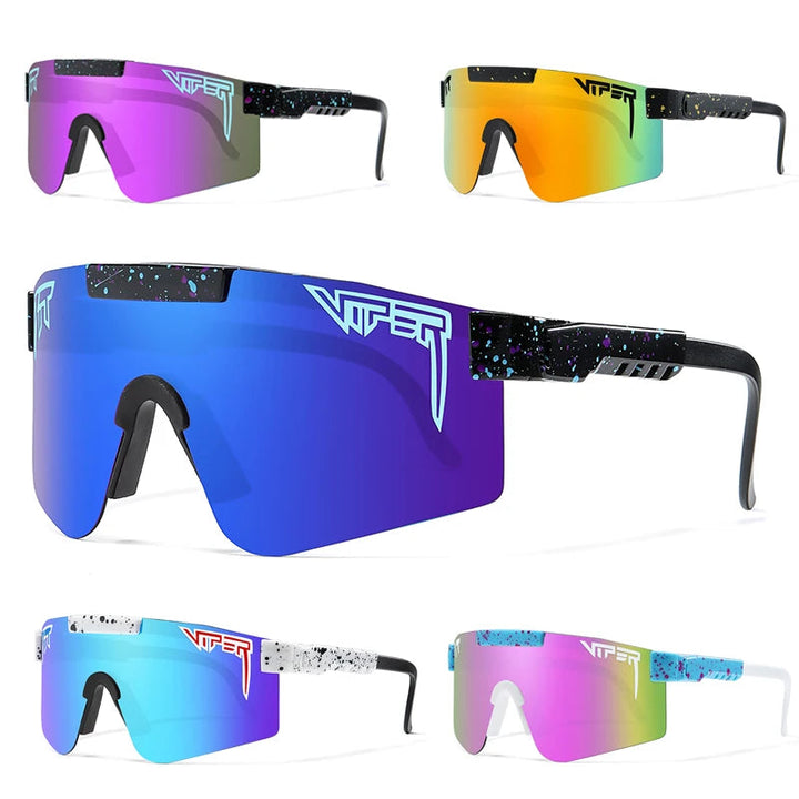 "Unisex Sportsonnenbrille mit UV400 Schutz, robuster Rahmen, ideal zum Radfahren und Outdoor-Aktivitäten, modisches Design"
