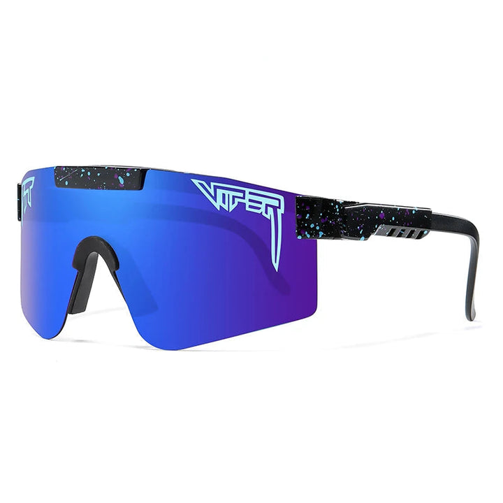 "Unisex Sportsonnenbrille mit UV400 Schutz, robuster Rahmen, ideal zum Radfahren und Outdoor-Aktivitäten, modisches Design"