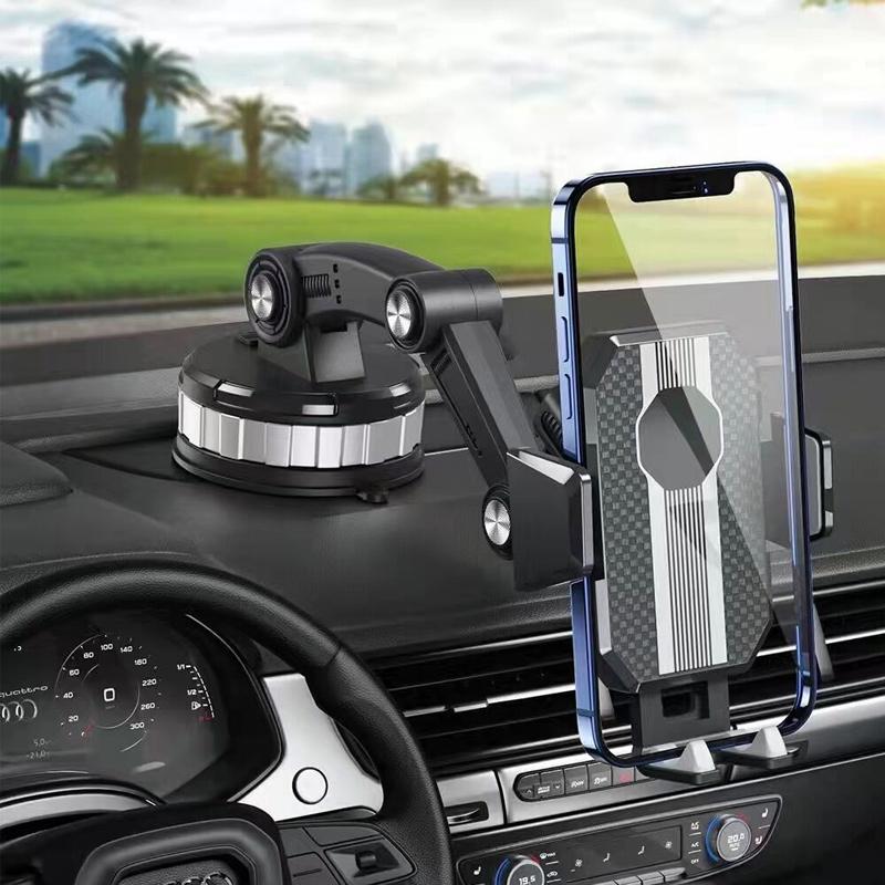 "Universeller 360°-Telefonhalter mit starkem Saugnapf, ideal für Fahrzeuge, bietet flexible Anpassung & sichere Handyhalterun