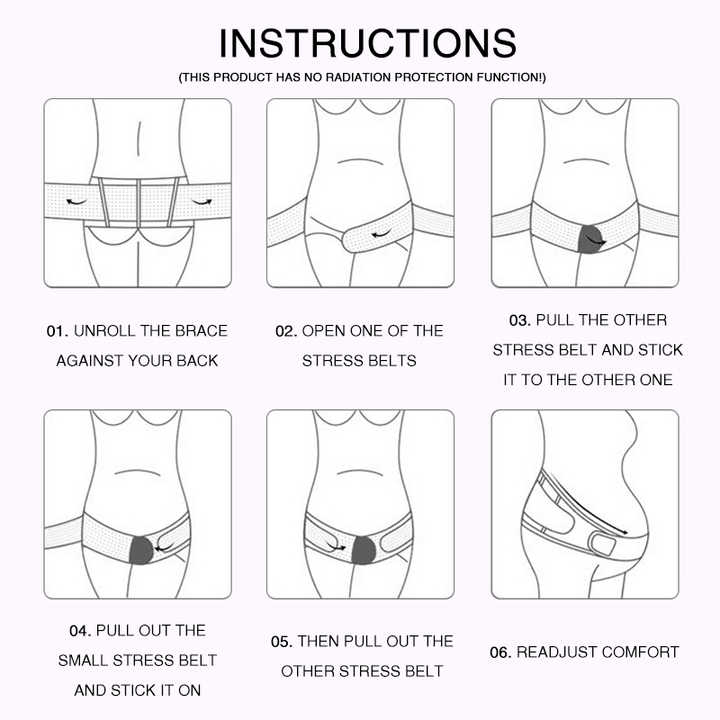 Verstellbarer Bauchband-Stützgürtel, bequemes, atmungsaktives Design zur Unterstützung des Babybauchs und Entlastung des Rück