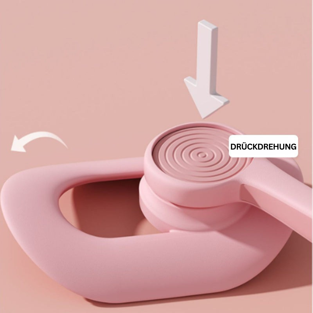 "Verstellbarer Becken- und Oberschenkeltrainer, blau; Fitnessgerät mit digitalem Zähler; Trainingshilfe für Beine, Oberschenk