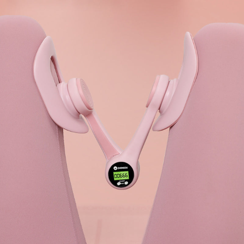 "Verstellbarer Becken- und Oberschenkeltrainer, blau; Fitnessgerät mit digitalem Zähler; Trainingshilfe für Beine, Oberschenk