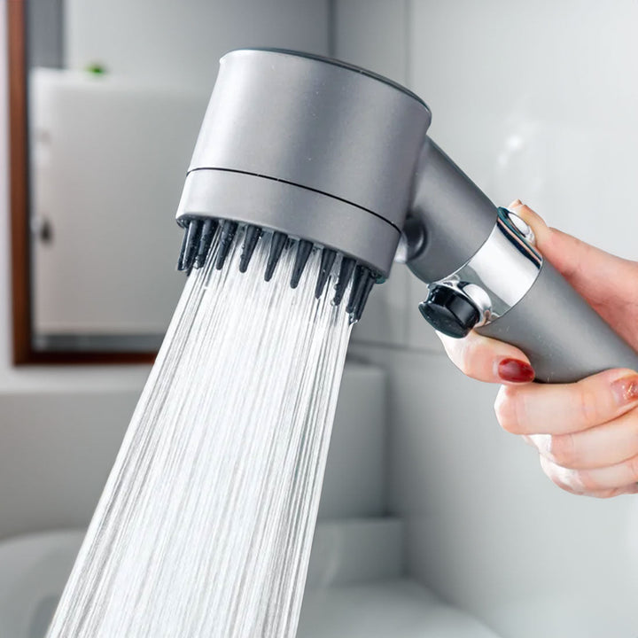 "Verstellbarer Duschkopf mit Hochdruck, 3 Modi, ergonomisches Design, integrierte Wasserfiltration, für revitalisierende Dusc