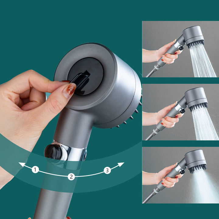 "Verstellbarer Duschkopf mit Hochdruck, 3 Modi, ergonomisches Design, integrierte Wasserfiltration, für revitalisierende Dusc