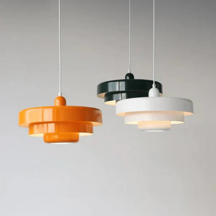 Vielfarbige Vintage LED Hängeleuchte im Retro-Stil mit hochwertigem Metall und variabler Lichtstimmung, Hingucker für jeden R