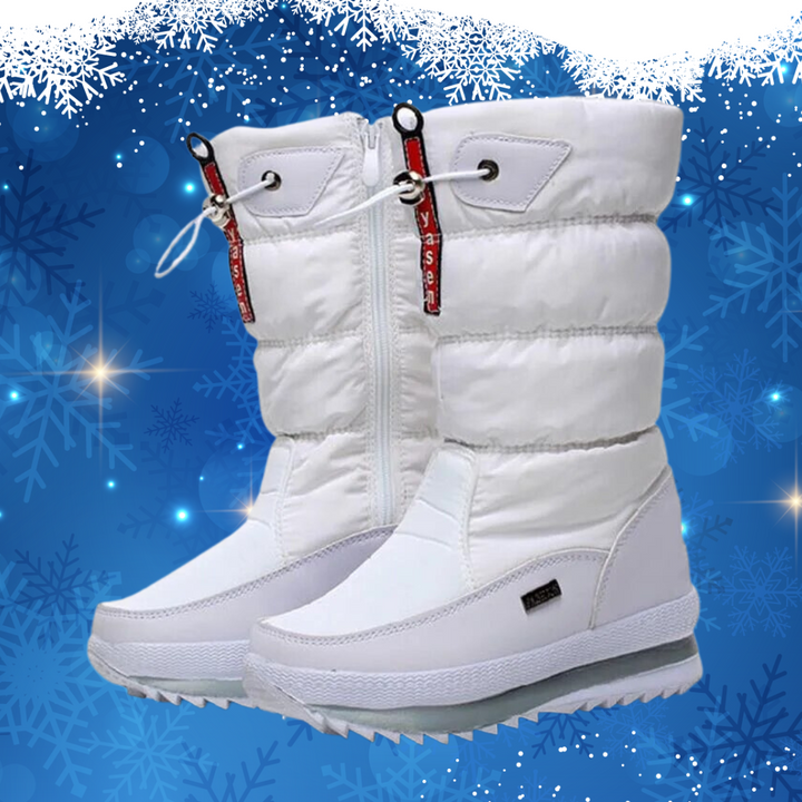 Warme Oslo Damen-Winterschuhe, kuschelig gefüttert, rutschfeste Sohle, elegantes Design, wasserabweisendes Material.