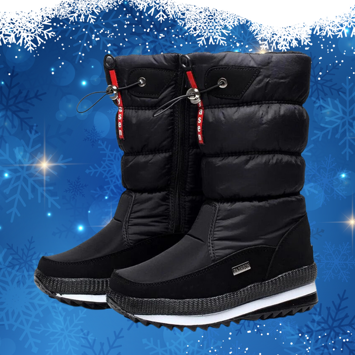 Warme Oslo Damen-Winterschuhe, kuschelig gefüttert, rutschfeste Sohle, elegantes Design, wasserabweisendes Material.