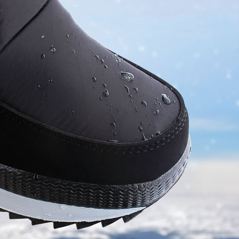 Warme Oslo Damen-Winterschuhe, kuschelig gefüttert, rutschfeste Sohle, elegantes Design, wasserabweisendes Material.