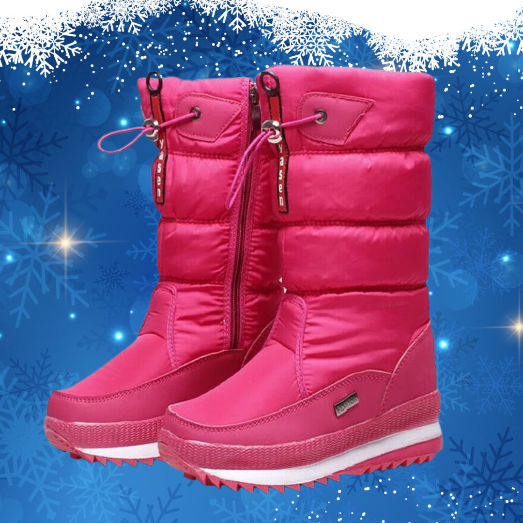 Warme Oslo Damen-Winterschuhe, kuschelig gefüttert, rutschfeste Sohle, elegantes Design, wasserabweisendes Material.