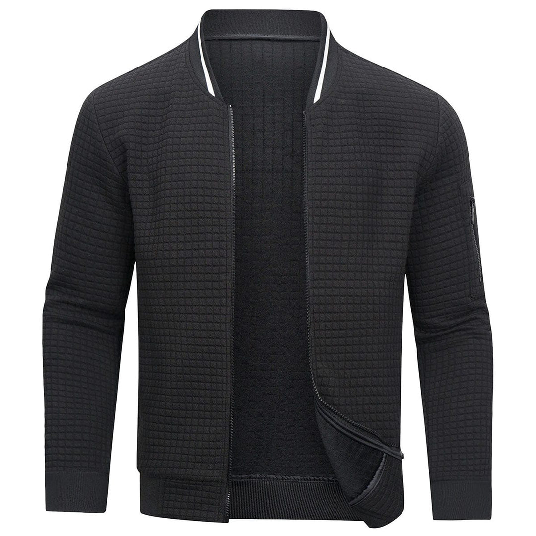 Warmer Herrenpullover mit Reißverschluss, weich und bequem, in stilvollem Design, ideal für kalte Monate.