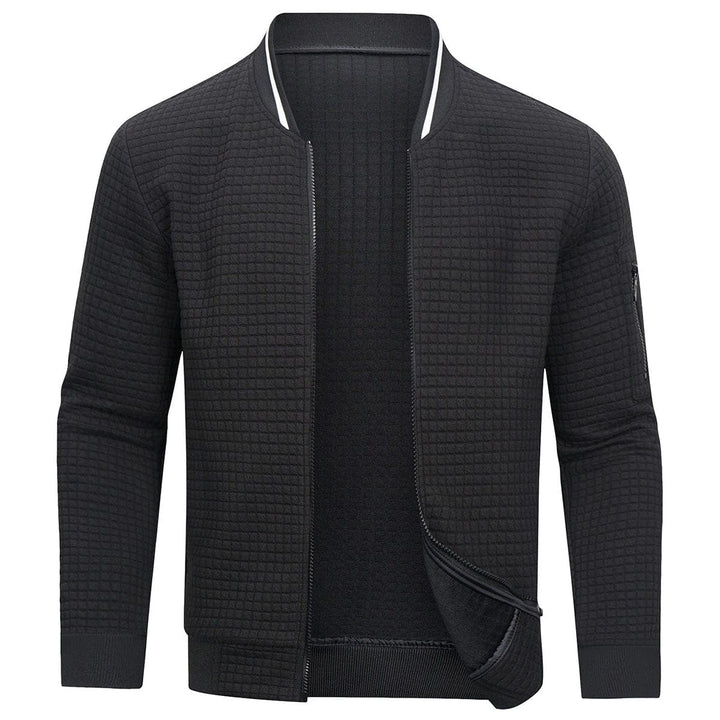 Warmer Herrenpullover mit Reißverschluss, weich und bequem, in stilvollem Design, ideal für kalte Monate.
