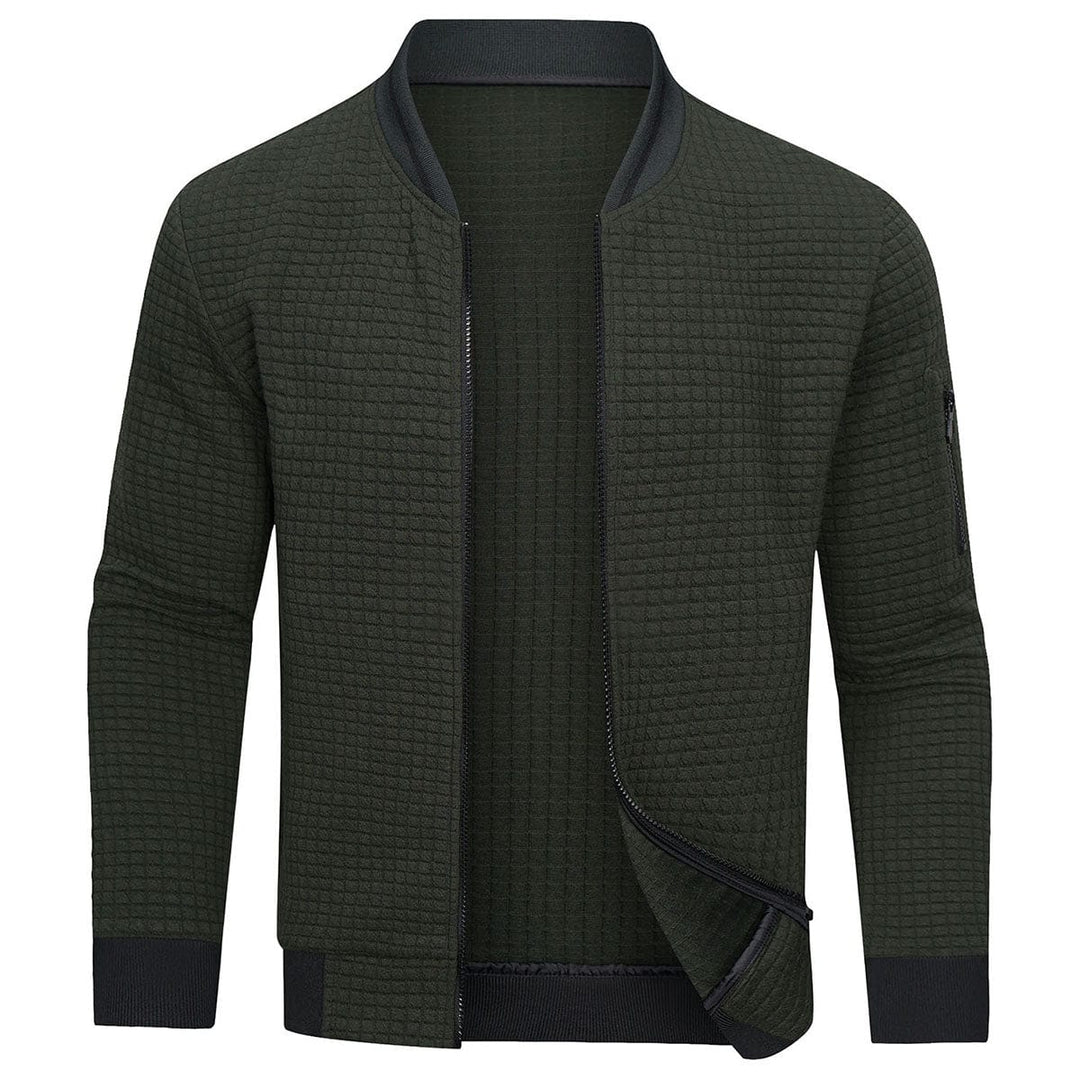 Warmer Herrenpullover mit Reißverschluss, weich und bequem, in stilvollem Design, ideal für kalte Monate.