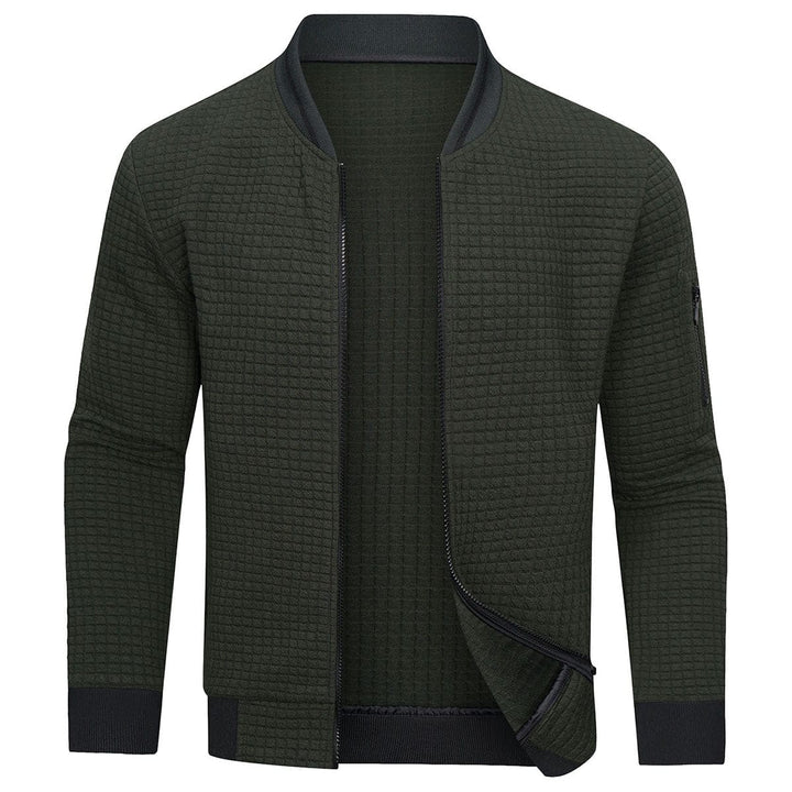 Warmer Herrenpullover mit Reißverschluss, weich und bequem, in stilvollem Design, ideal für kalte Monate.