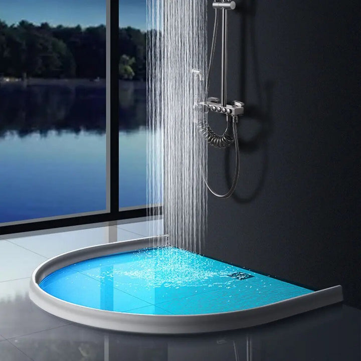 "Wasserabweisende flexible Silikonbarriere für Dusche und Badewanne, einfach zu installieren, in verschiedenen Farben erhältl