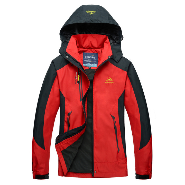 "Wasserdichte, atmungsaktive Damenjacke in elegantem Design, ideal bei Regen, vielseitig kombinierbar, robust und leicht."