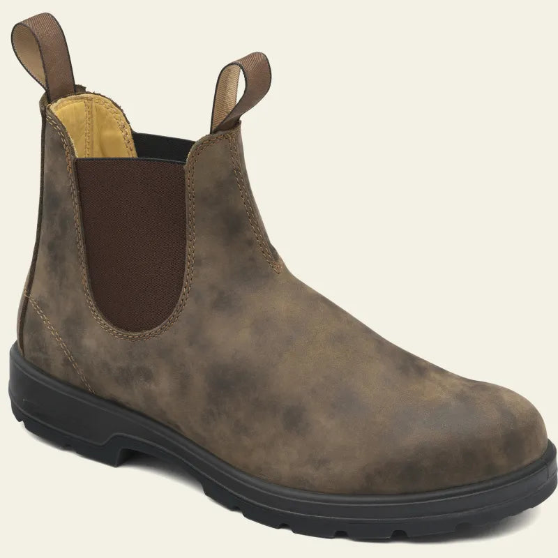 "Wasserdichte Herren Chelsea-Stiefel, robustes Slip-On-Design, ideal für nasse Tage, stilvoll und funktional."