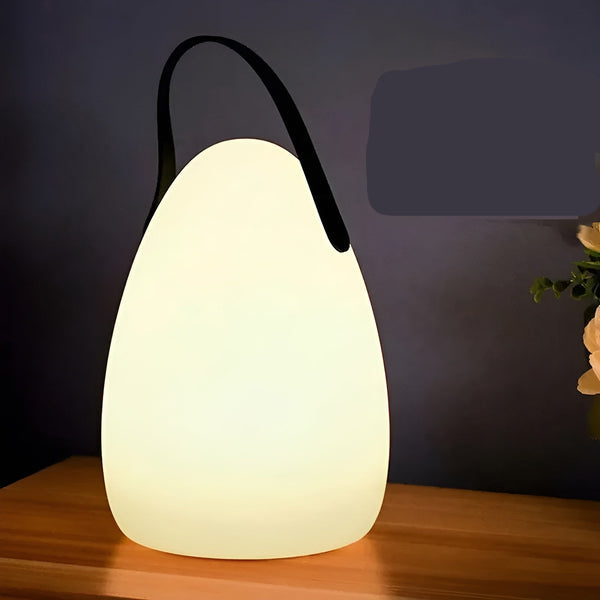 "Wasserdichte LED Tischlampe, tragbar, Farbwechsel, für Innen & Außen, sanfte Töne, lebhafte Farben, elegant, USB-ladbar"