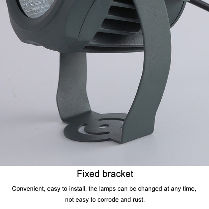 "Wasserdichtes LED Flutlicht Außen aus Aluminium, drehbar, IP65, für Gärten und Werbetafeln geeignet"