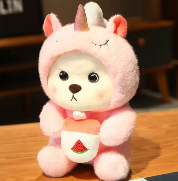 Weicher Plüschbär, kuscheliges Design, spendet Trost und Zuneigung, ideal für Kinder und Erwachsene, emotionaler Begleiter.