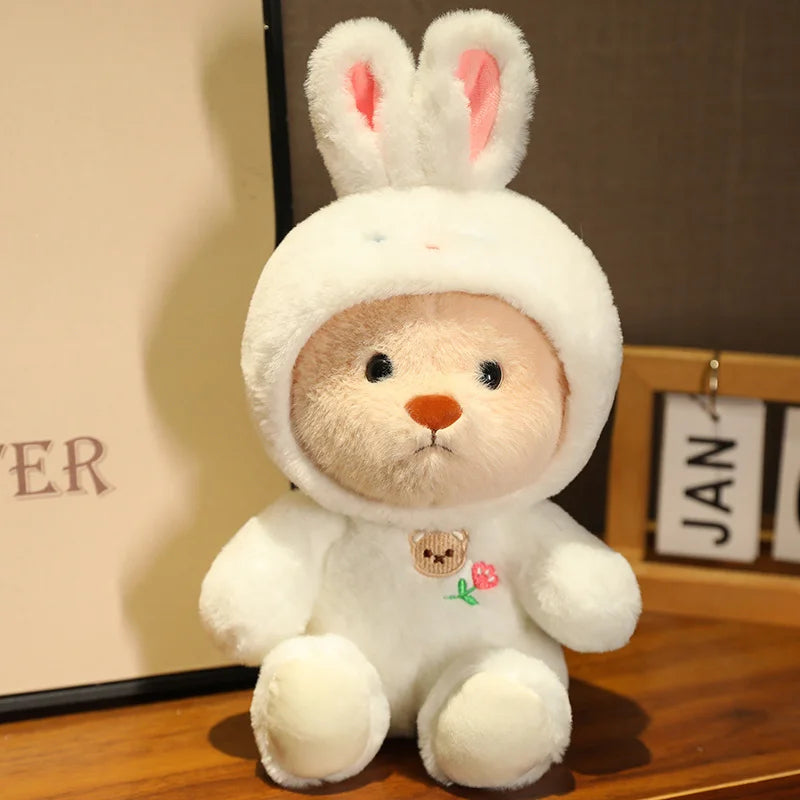 Weicher Plüschbär, kuscheliges Design, spendet Trost und Zuneigung, ideal für Kinder und Erwachsene, emotionaler Begleiter.