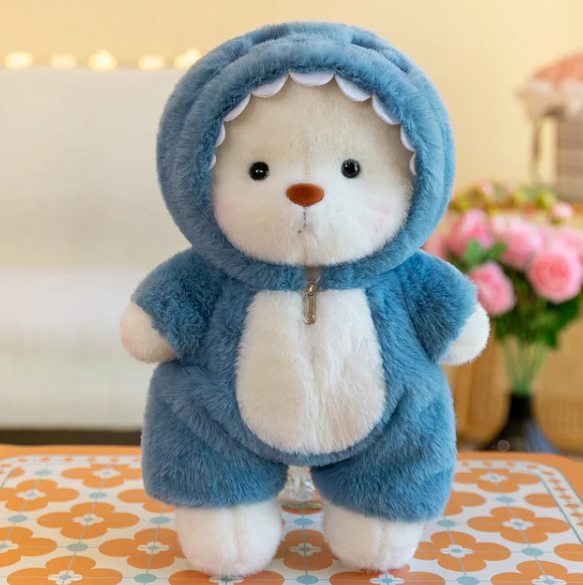 Weicher Plüschbär, kuscheliges Design, spendet Trost und Zuneigung, ideal für Kinder und Erwachsene, emotionaler Begleiter.