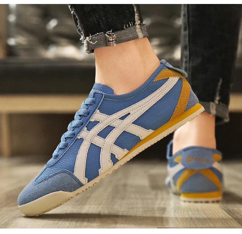 "Weiße Sommer-Sneakers mit geometrischem Muster und bequemer Passform für Damen, ideal für stilbewusste Outfits"