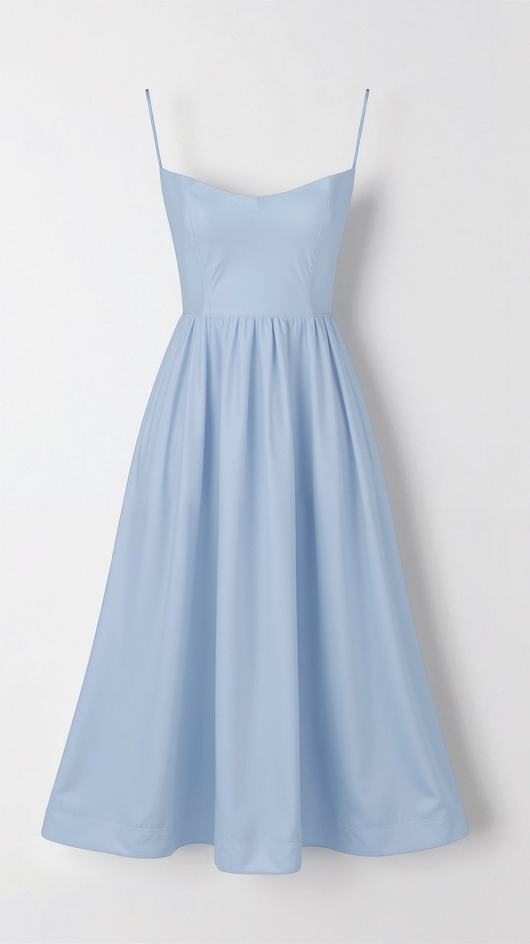 Weißes fließendes Midikleid für Damen, luftig leicht und elegant, ideal für vielseitige Anlässe und feminine Looks.