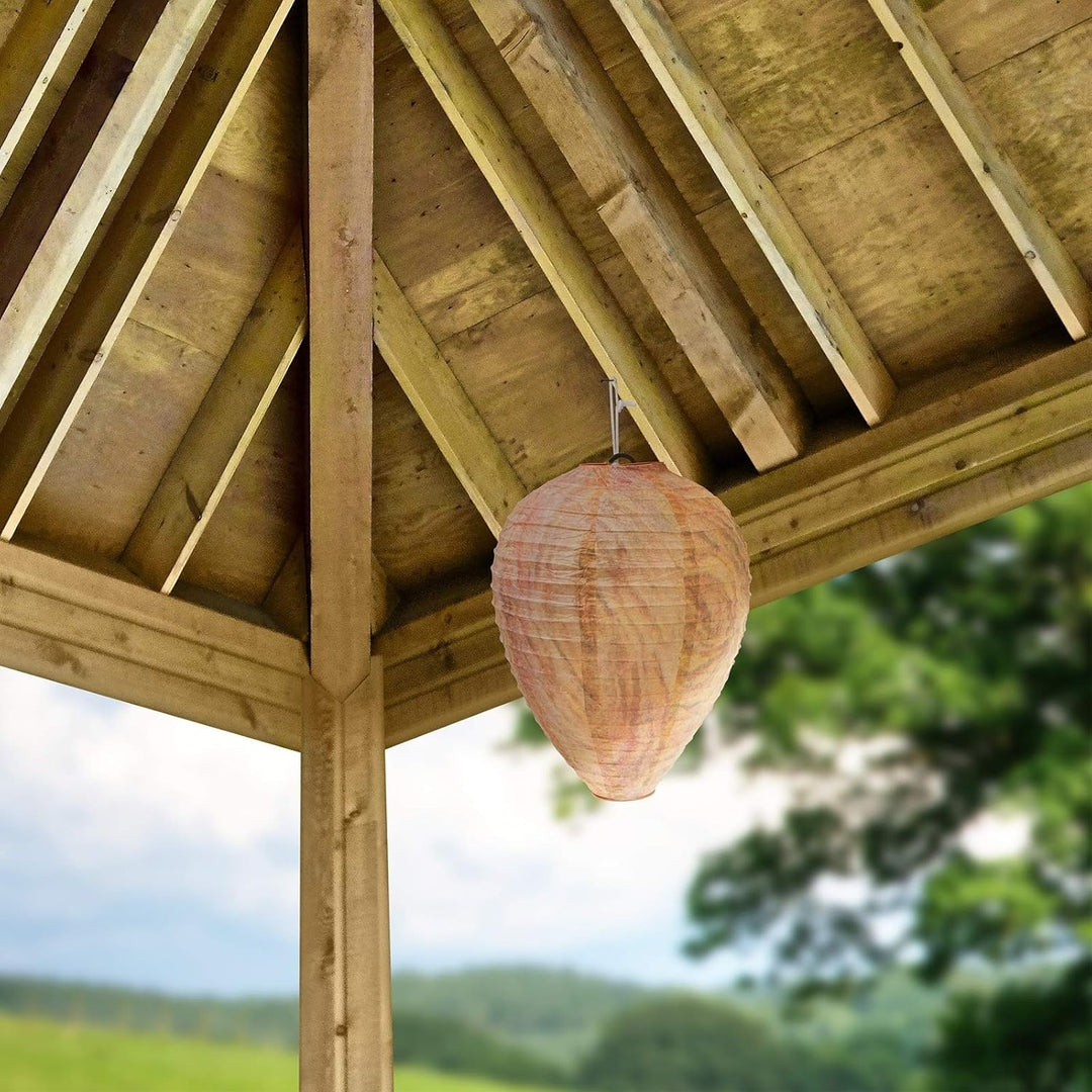 "Wespennest Abwehr Lampe mit hängendem Schutznetz für Insektenabwehr im Garten, moderne Lichtquelle, umweltfreundlich"