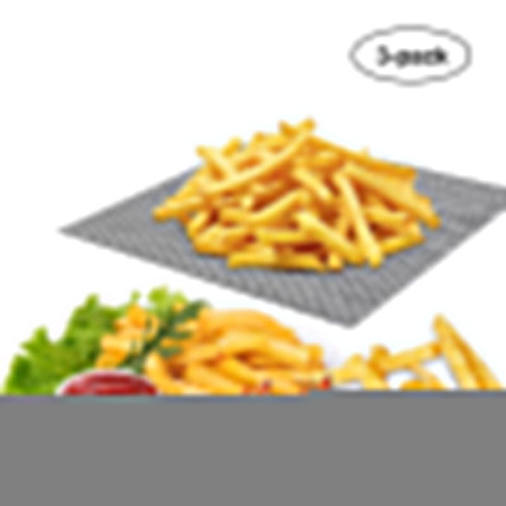 "Wiederverwendbare Grillmatte aus hitzebeständigem Netz zum sauberen und einfachen Grillen, schützend und flexibel."