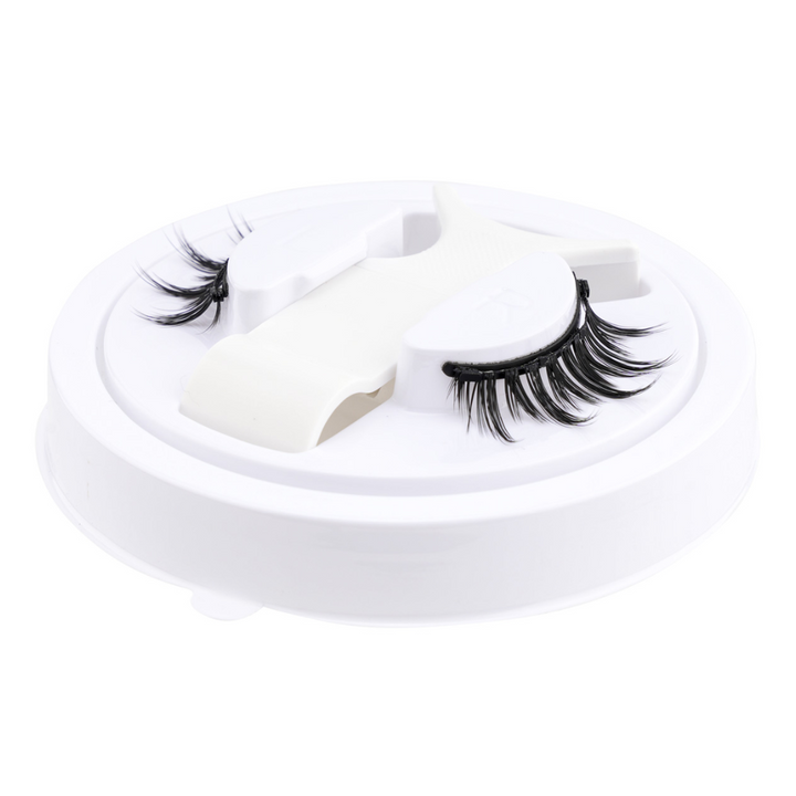 "Wiederverwendbare magnetische Wimpern ohne Kleber, voluminöser 3D-Look, einfache Anwendung, sicherer Halt, Frauenaccessoire"