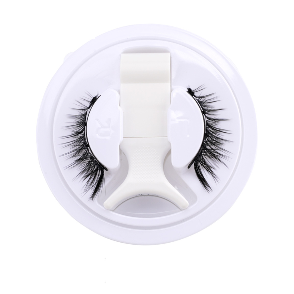 "Wiederverwendbare magnetische Wimpern ohne Kleber, voluminöser 3D-Look, einfache Anwendung, sicherer Halt, Frauenaccessoire"