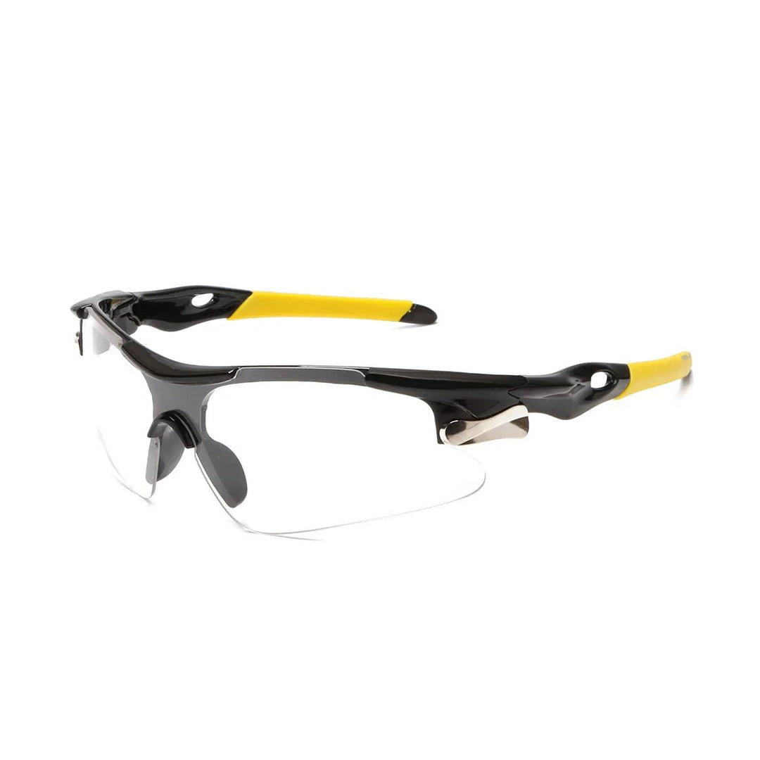 "Winddichte Damen-Fahrradbrille mit getönten Gläsern, bietet UV-Schutz und winddichte Eigenschaften in stilvollem Design."