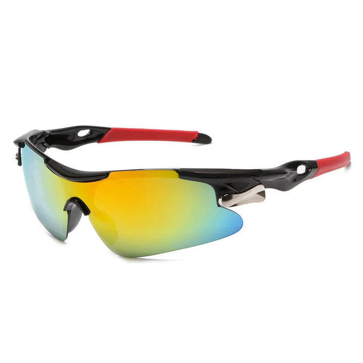 "Winddichte Damen-Fahrradbrille mit getönten Gläsern, bietet UV-Schutz und winddichte Eigenschaften in stilvollem Design."
