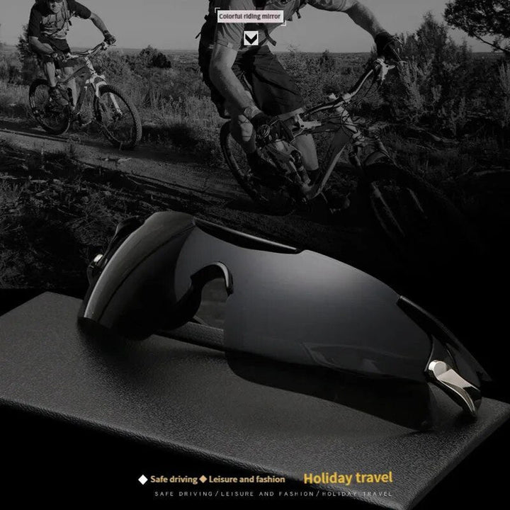 "Winddichte Damen-Fahrradbrille mit getönten Gläsern, bietet UV-Schutz und winddichte Eigenschaften in stilvollem Design."