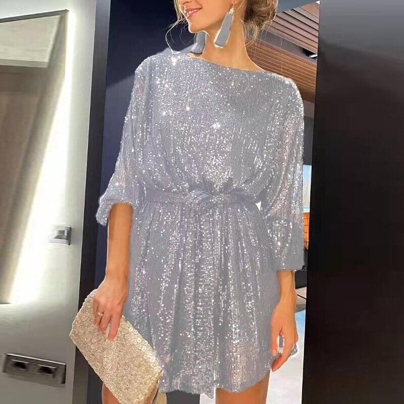 Glänzendes Paillettenkleid