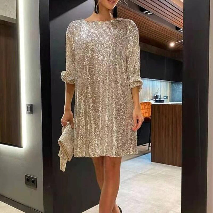 Glänzendes Paillettenkleid