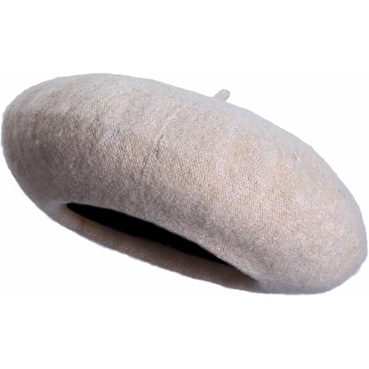 "Woll-Baskenmütze, zeitloses Design, in eleganter Farbe, aus weicher Wolle für warme Wintertage."