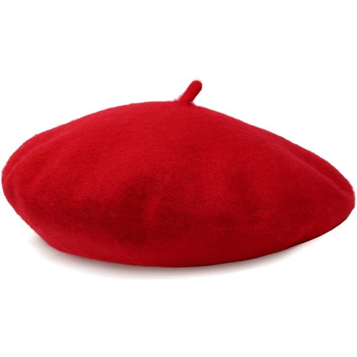 "Woll-Baskenmütze, zeitloses Design, in eleganter Farbe, aus weicher Wolle für warme Wintertage."